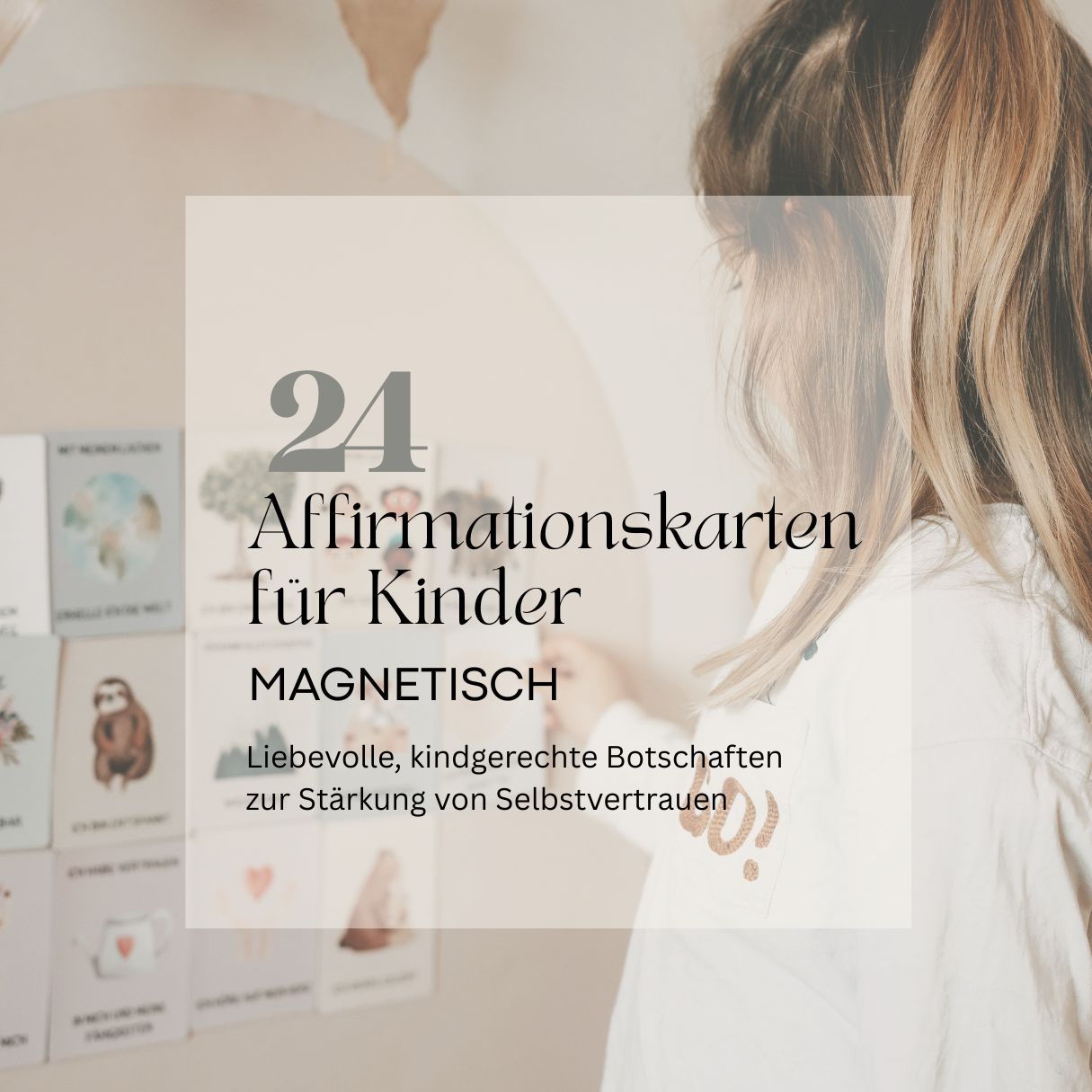 Affirmationskarten für Magnetwand