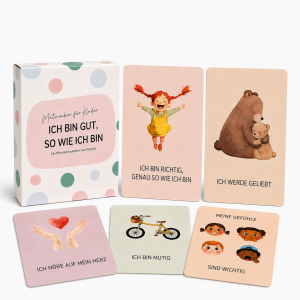 Magnetische Affirmationskarten für Kinder ab 3 Jahren