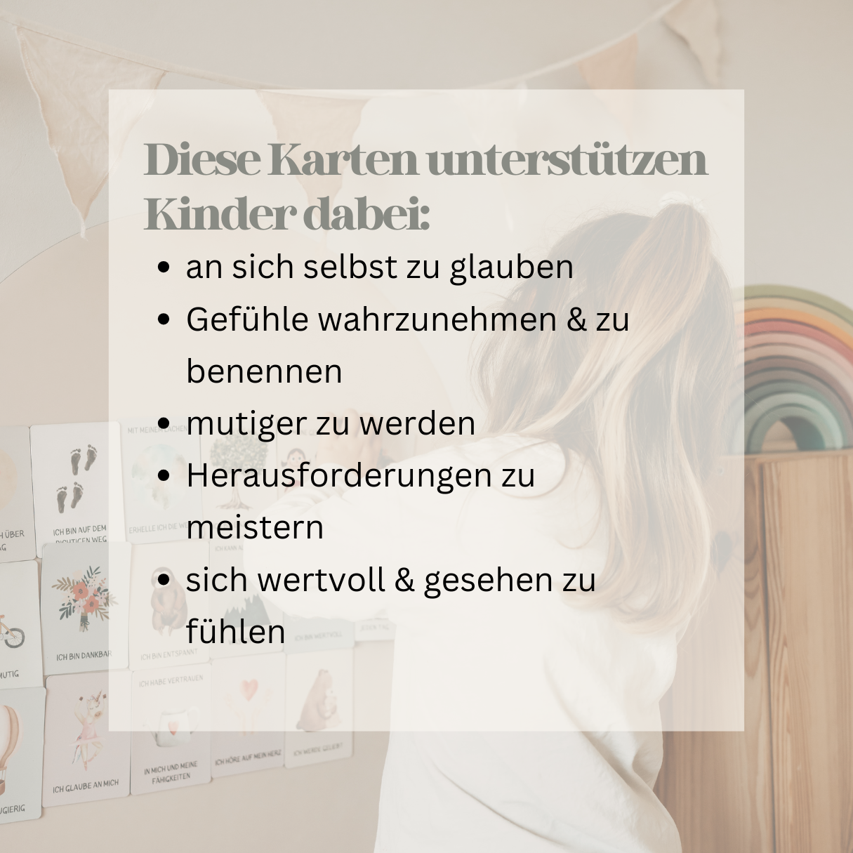 Affirmationskarten Vorteile