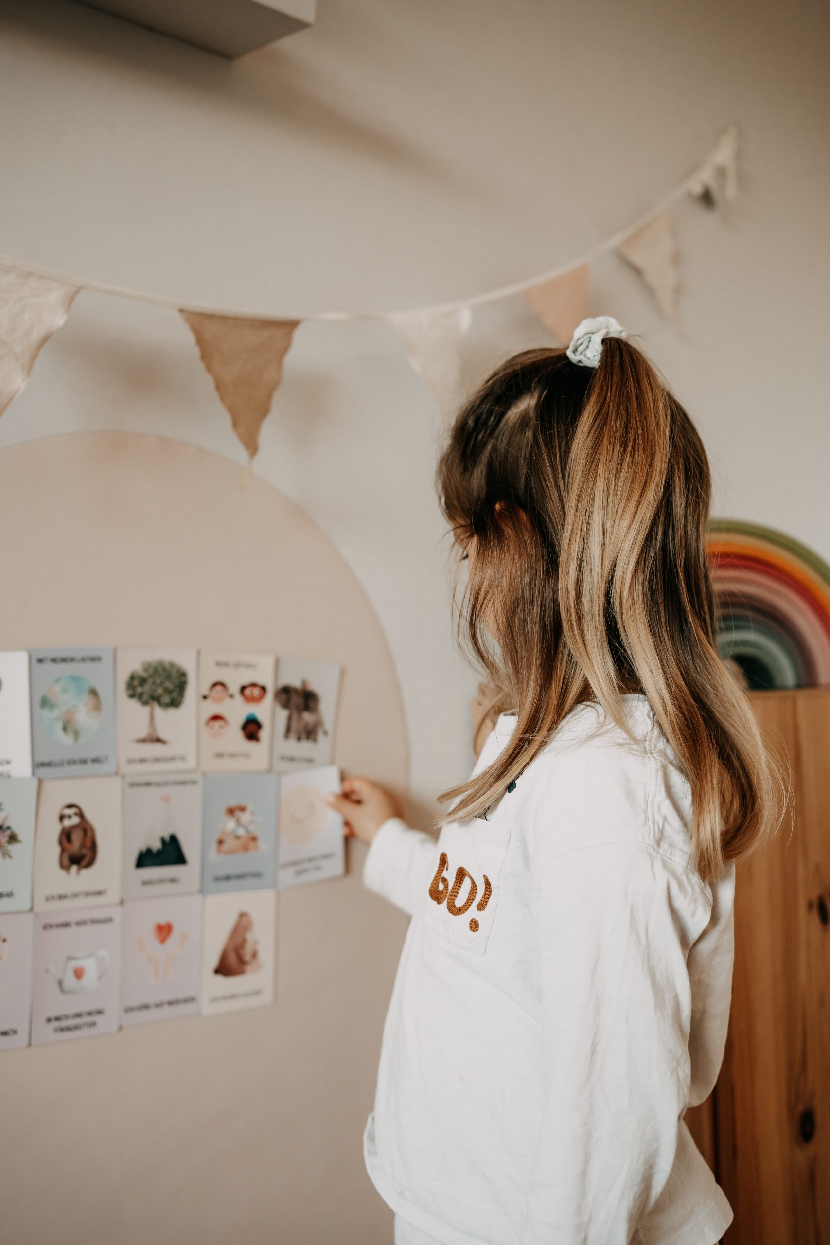 Magentische Affirmationskarten Kinder