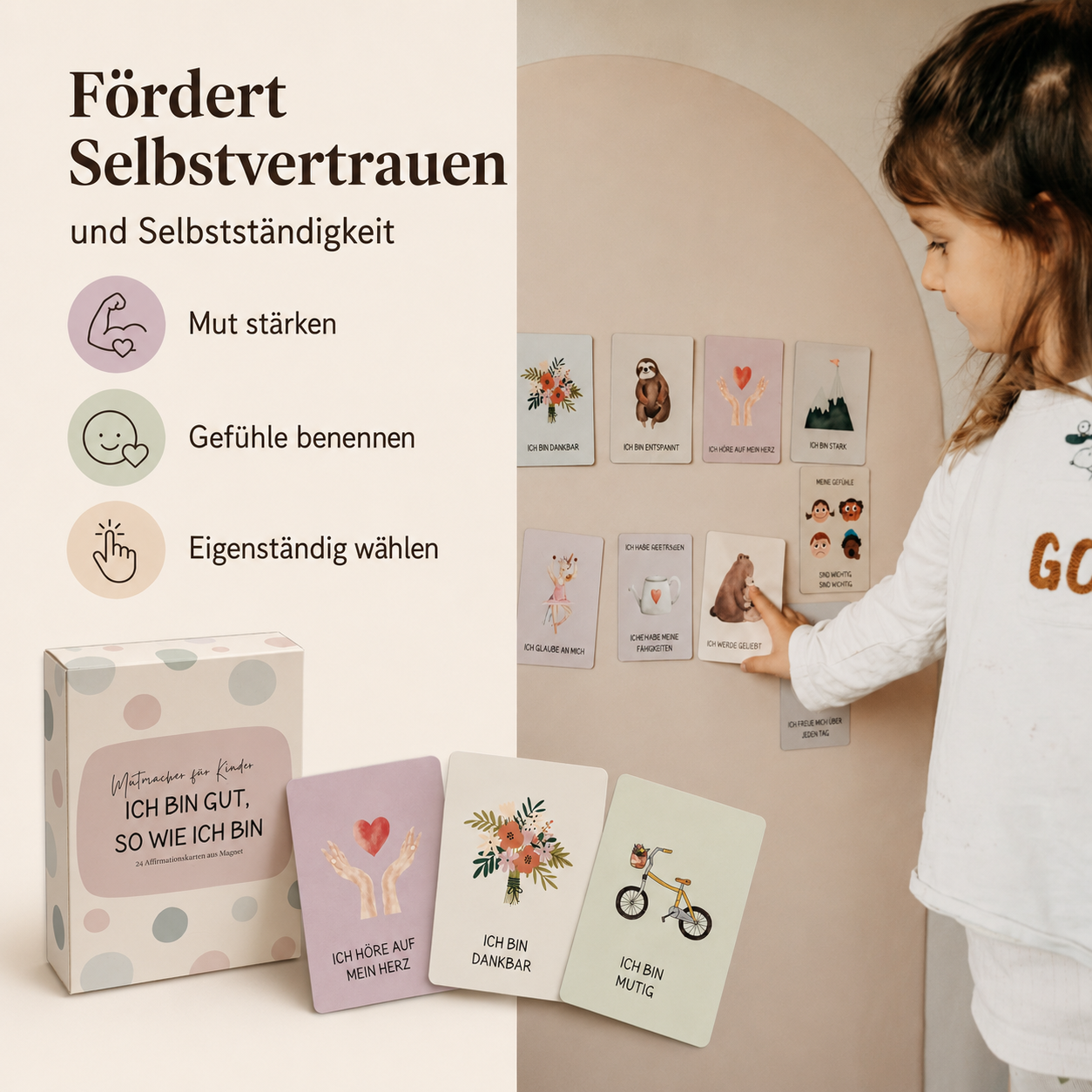 Affirmationskarten Mutmacher